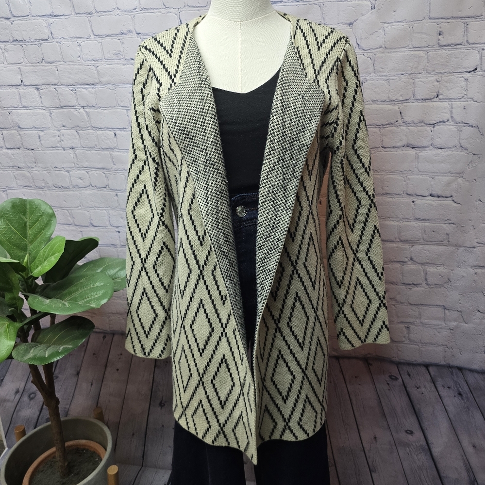 Anthropologie Oliver by Escio Open Front Sweater Cardigan Size M
